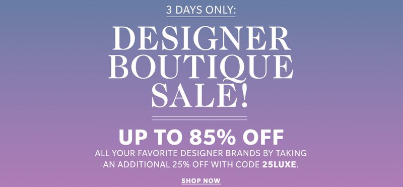 Extra 25% off with code 25LUXE